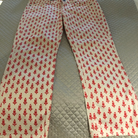 J Crew Flowered Crop Jeans! 27 - Picture 4 of 4